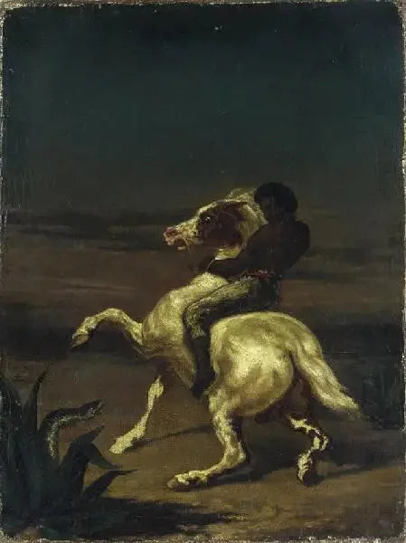 Rytter med neger - Théodore Géricault