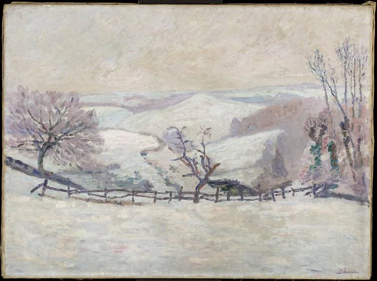 Snø ved Puy-Barriou - Armand Guillaumin