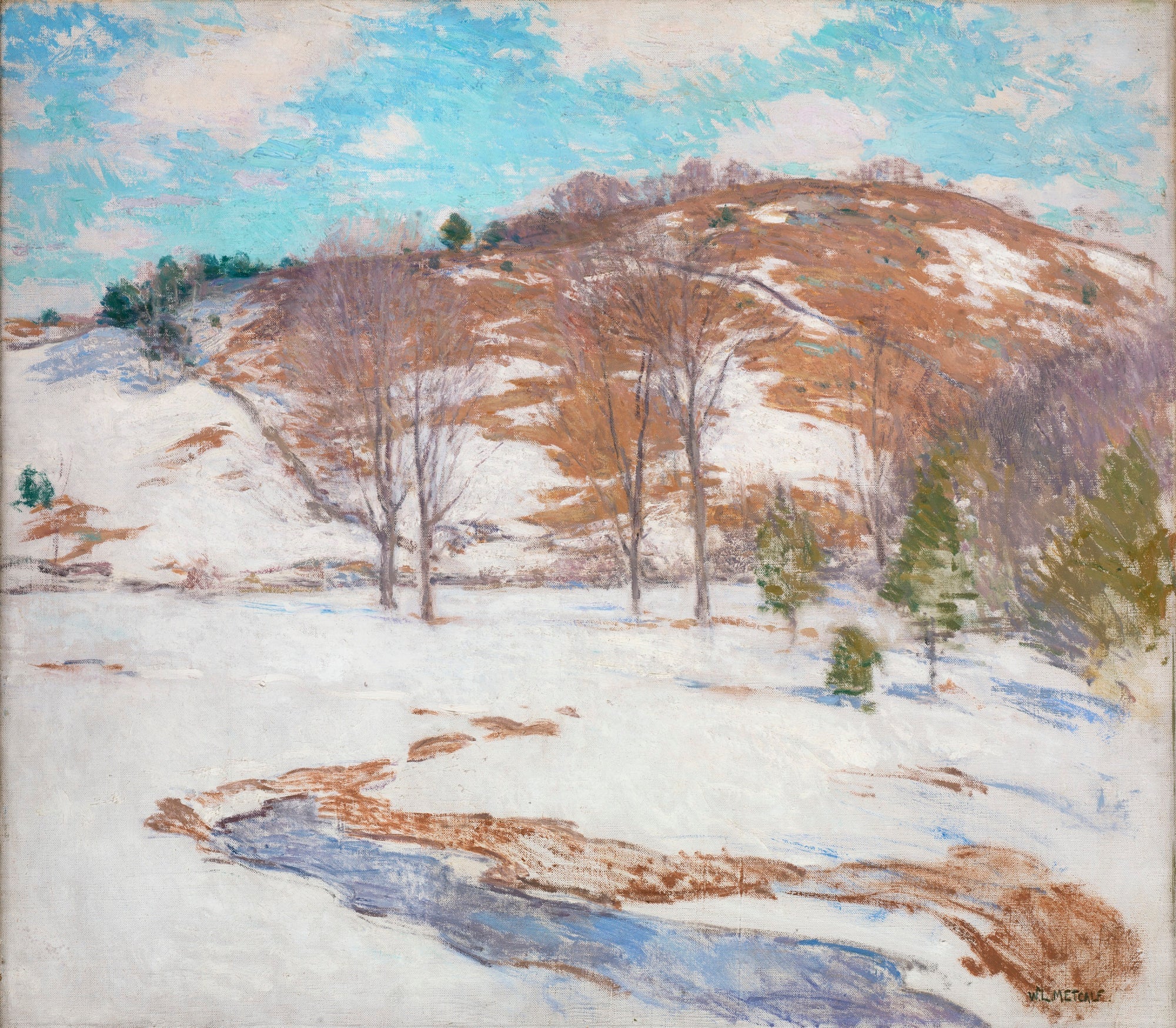 Neige dans les contreforts - Willard Metcalf - Alpha Reproduction