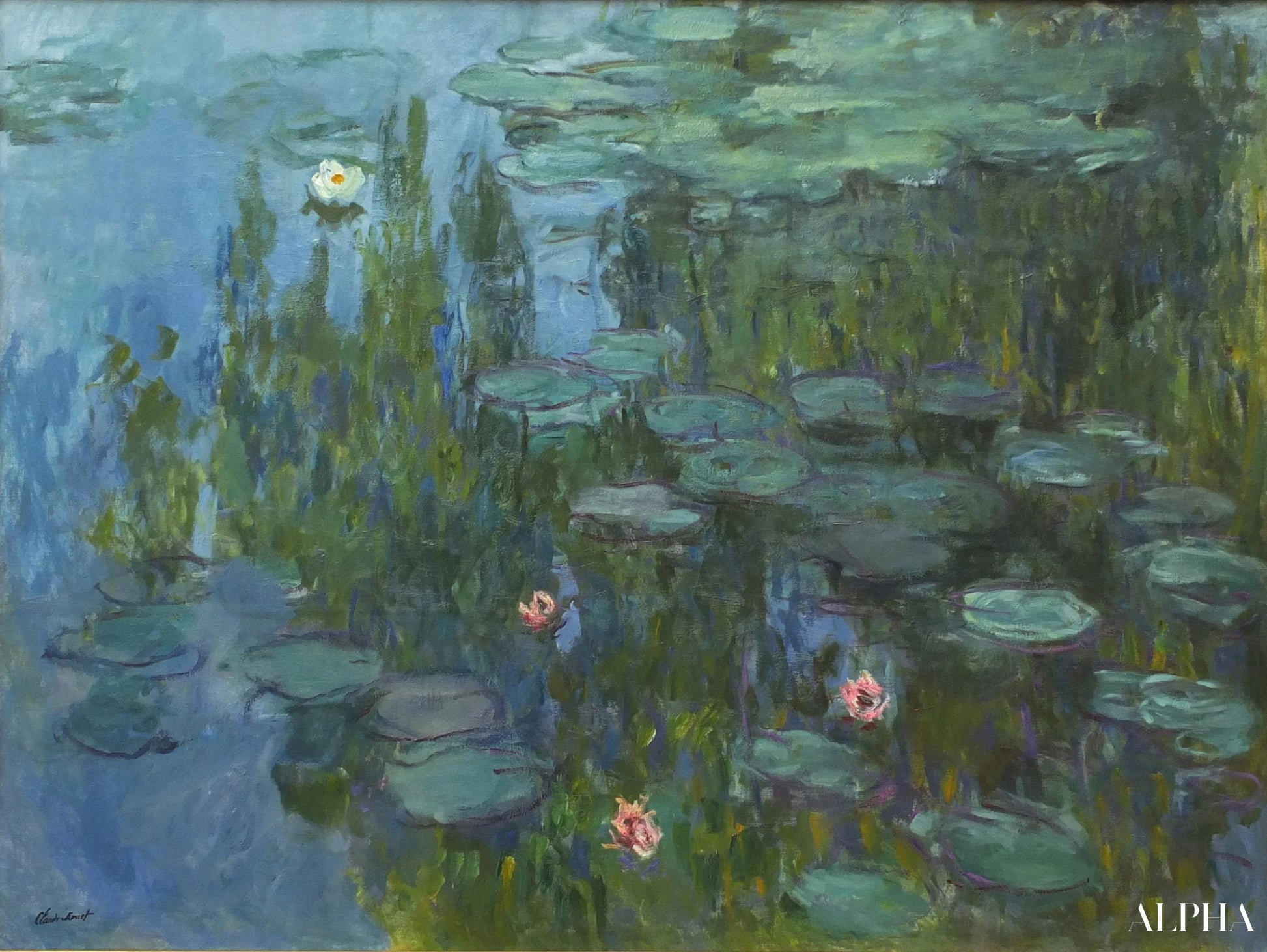 Claude Monets vannliljer - Høykvalitets reproduksjoner av malerier og bilder