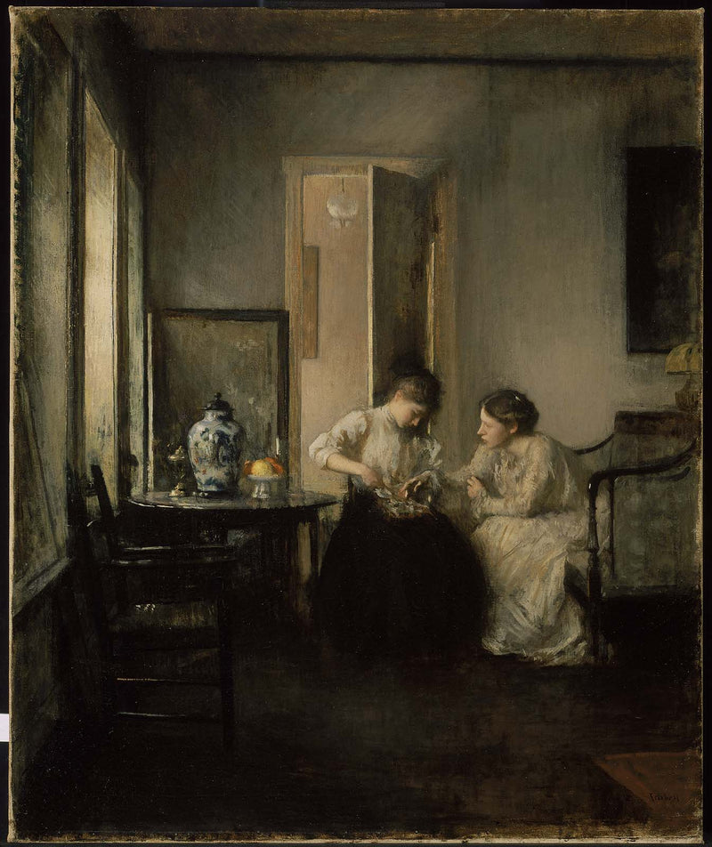 New England Interiør - Edmund Charles Tarbell