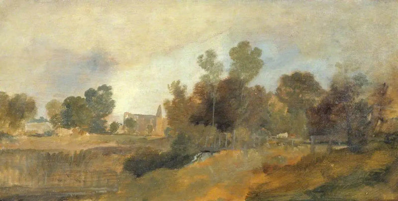 Newark Abbey på Wey - J. M. W. Turner