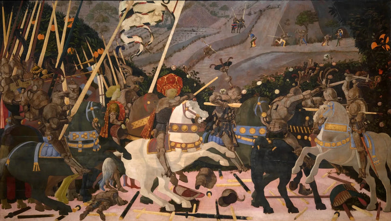 Niccolo Mauruzi da Tolentino ledet sine tropper - Paolo Uccello