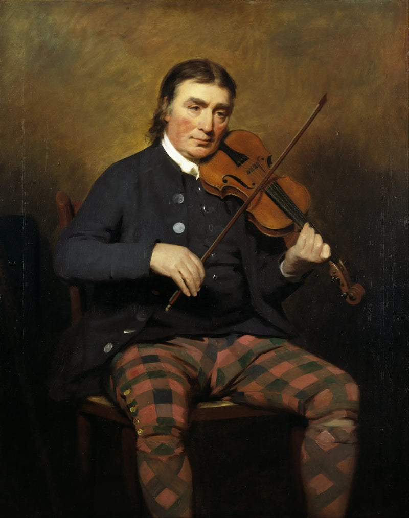 Niel Gow, 1727 - 1807. Fiolinist og komponist - Henry Raeburn