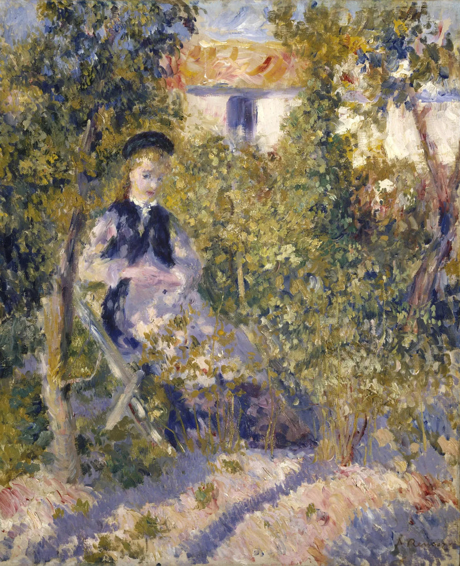 Nini i hagen - Pierre-Auguste Renoir