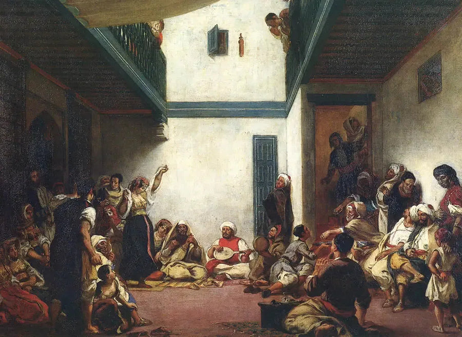 Jødisk bryllup i Marokko - Eugène Delacroix