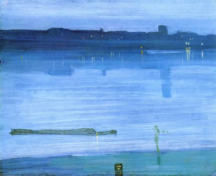 Nattstykke: Blå og Sølv – Chelsea - James Abbott McNeill Whistler