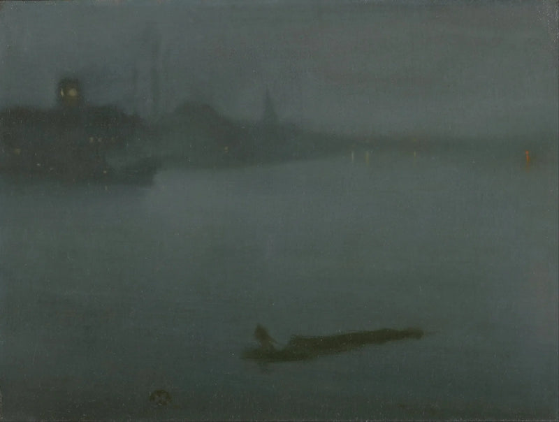 Nattbilde i blått og sølv - James Abbott McNeill Whistler