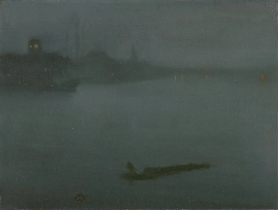 Nattbilde i blått og sølv - James Abbott McNeill Whistler