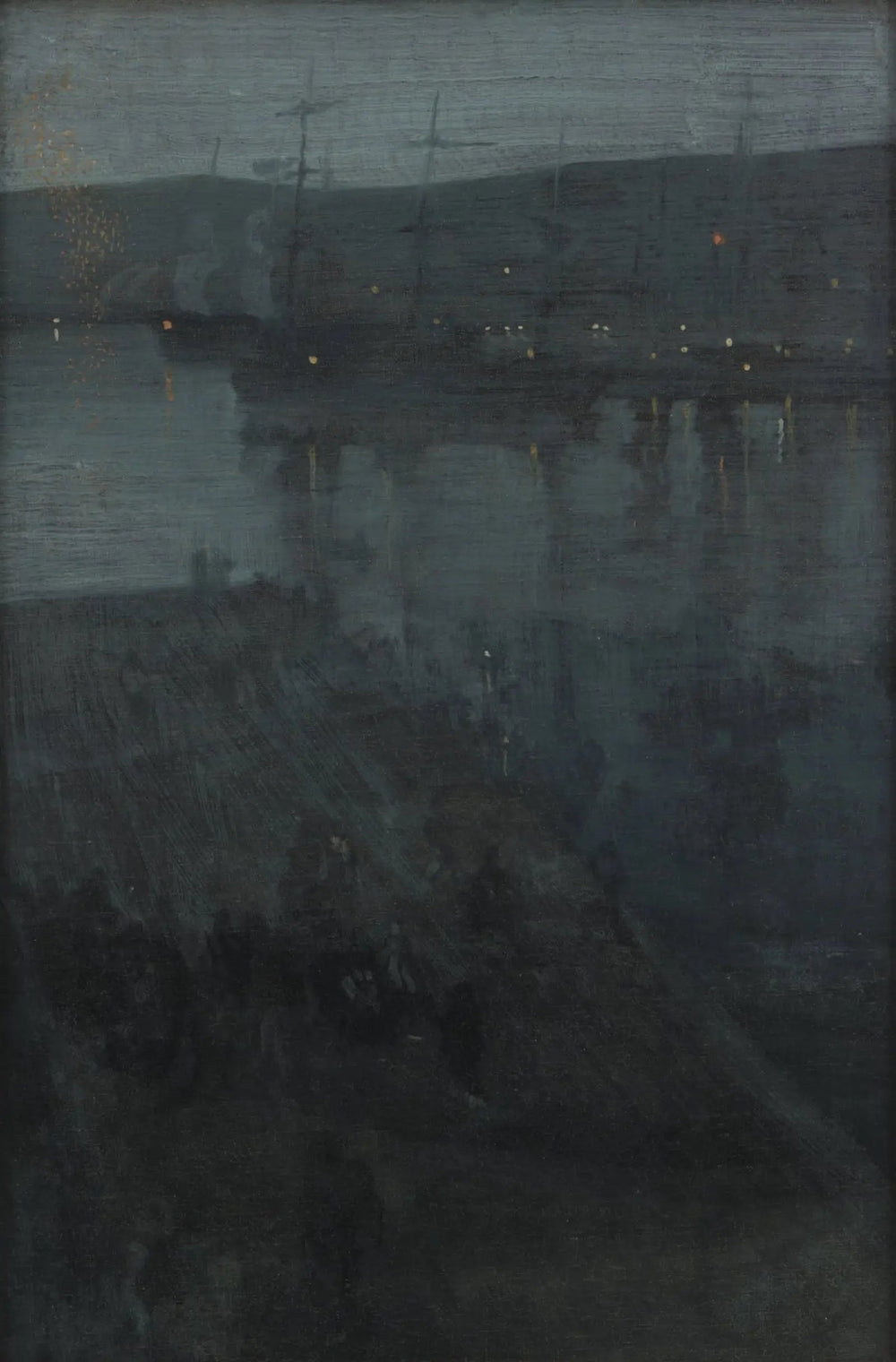 Nocturne en bleu et or : Valparaiso - James Abbott McNeill Whistler image 1 reproduction d’œuvre d’art à l’huile