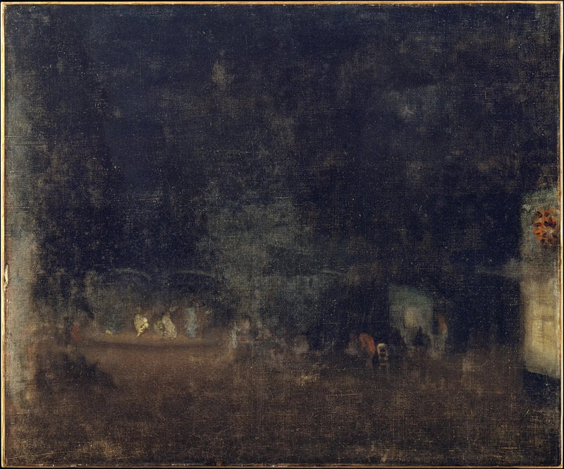 Nattlig i grønt og gull - James Abbott McNeill Whistler