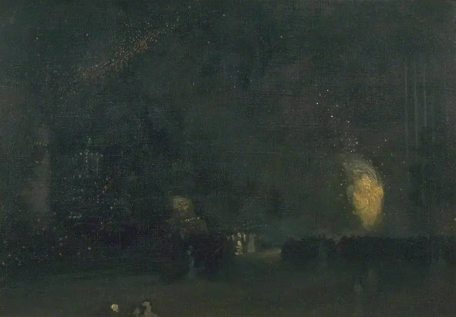 Natt: Svart og Gull - Ildhjulet - James Abbott McNeill Whistler