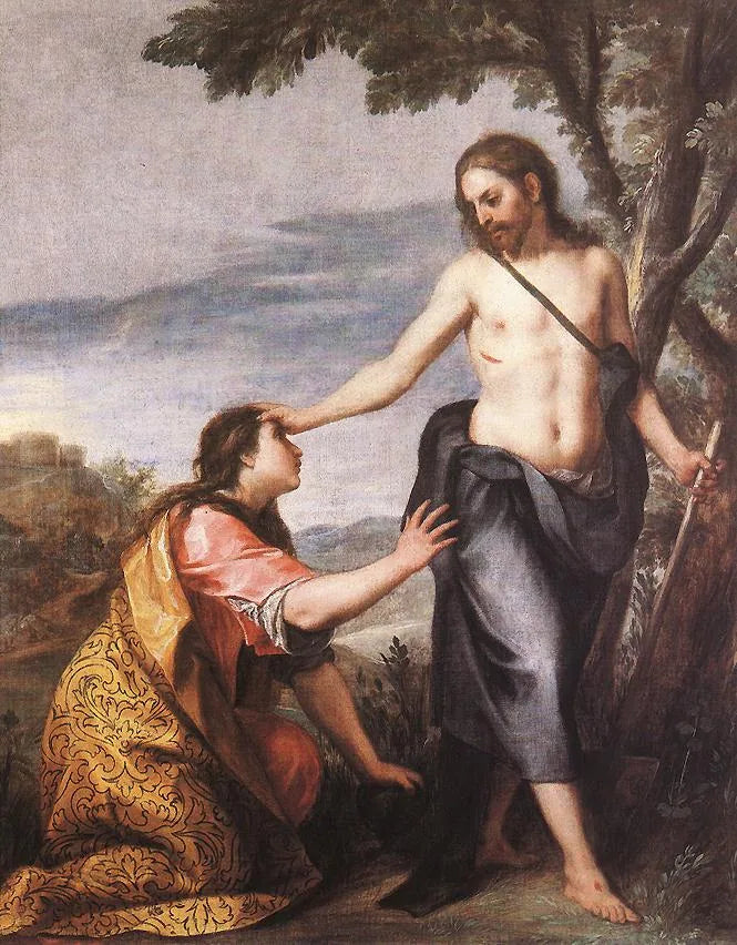 Noli me Tangere (Kristus som vises som gartner til Maria Magdalena) - Alonso Cano