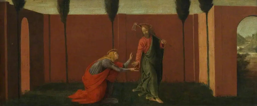 Noli me Tangere (predella, panel tre) - Sandro Botticelli