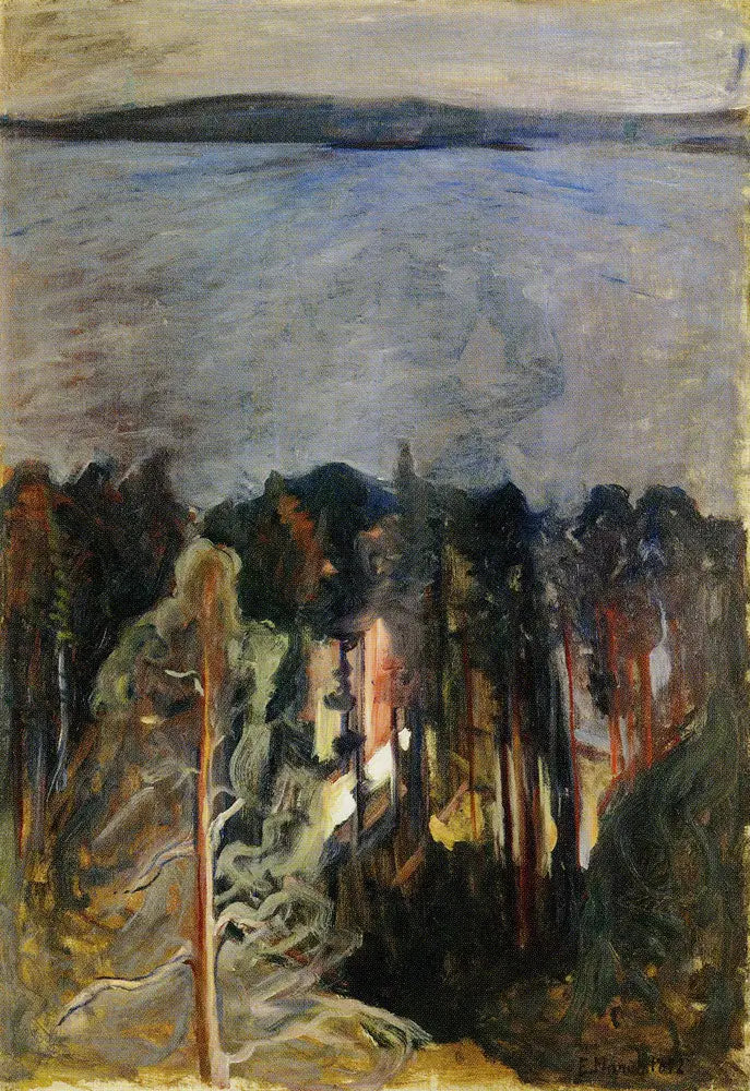 Reproduction du tableau « Nordstrand - Edvard Munch » par Alpha Reproduction en peinture à l’huile