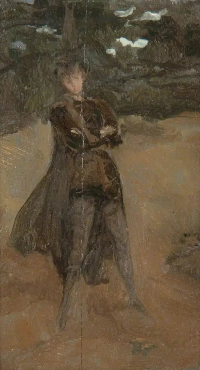 Grønn og brun notat: Orlando i Coombe - James Abbott McNeill Whistler