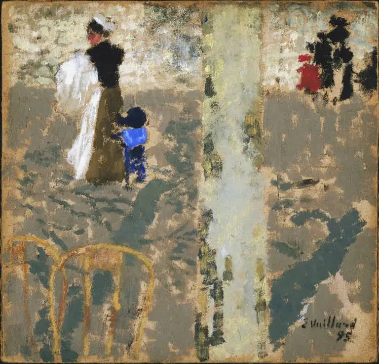 Barnepleier og barn i sjømannskostyme - Édouard Vuillard