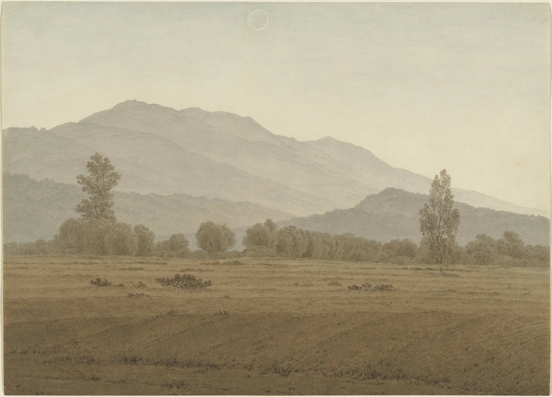 Ny Måne over Kjempemountains - Caspar David Friedrich