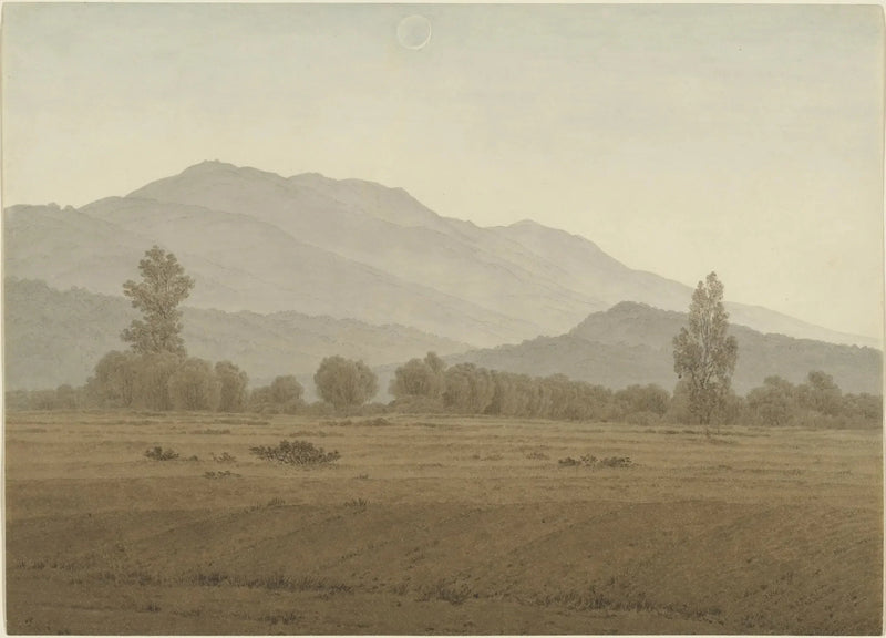 Ny Måne over Kjempemountains - Caspar David Friedrich