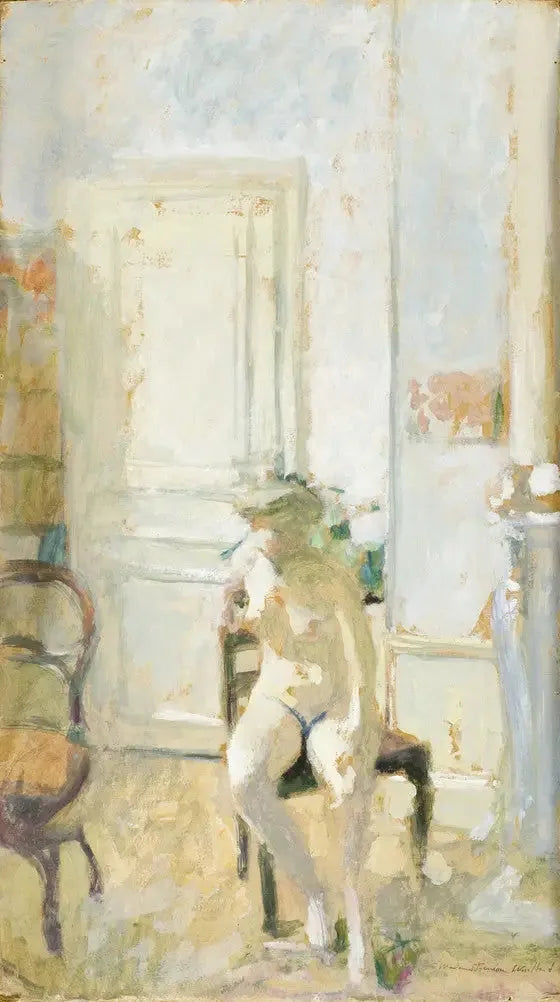 Nå til stolen - Édouard Vuillard