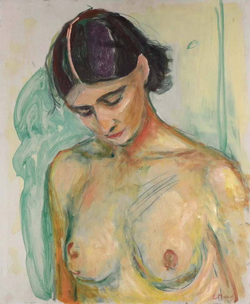 Nå med hodet bøyd - Edvard Munch
