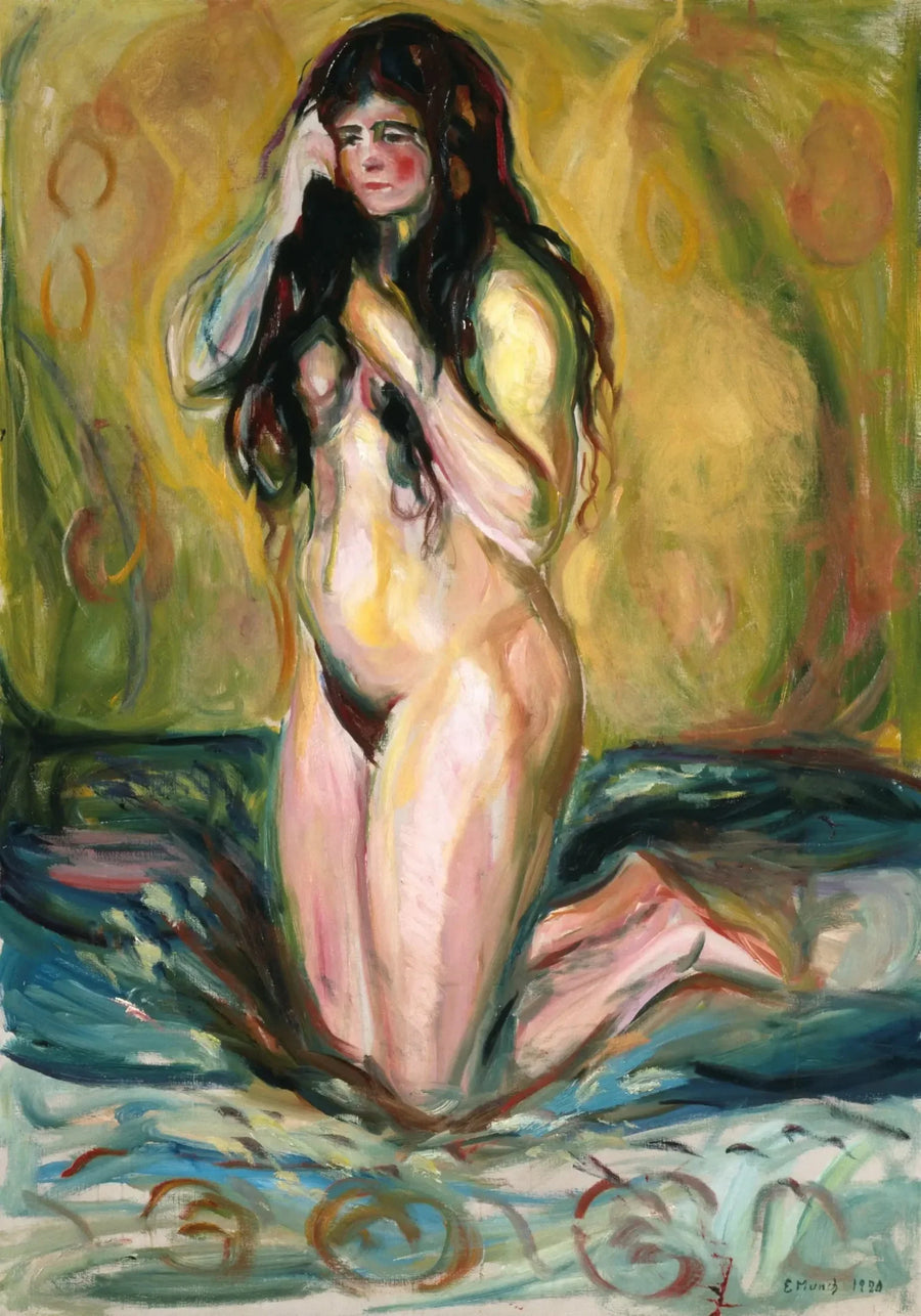 Nå knelende - Edvard Munch