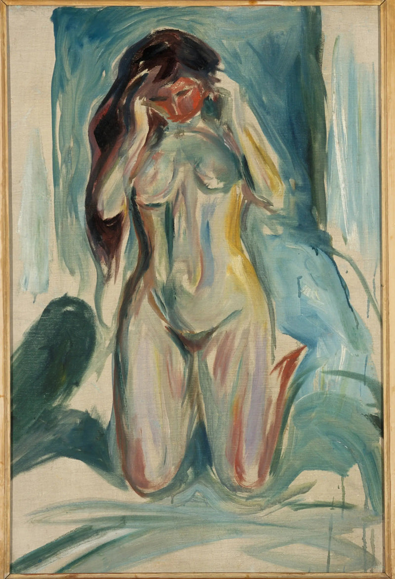 Nå knelende - Edvard Munch