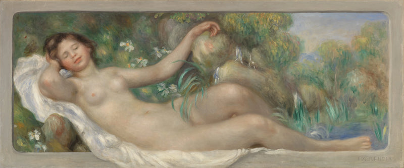 Nu forlenget (Kilden) - Pierre-Auguste Renoir