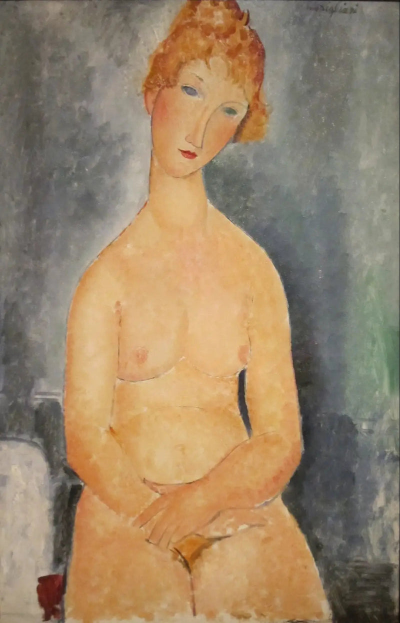 Nå sitter - Amedeo Modigliani