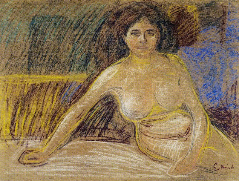 Nå sitter - Edvard Munch