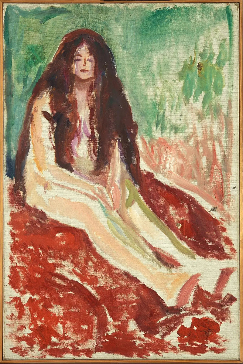 Nå sitter - Edvard Munch