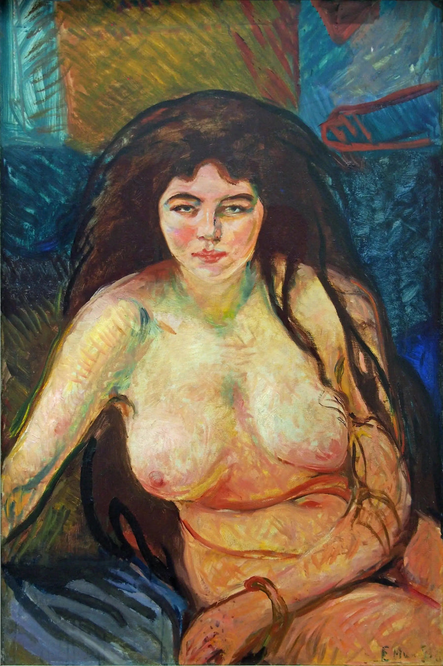 Nå sitter - Edvard Munch