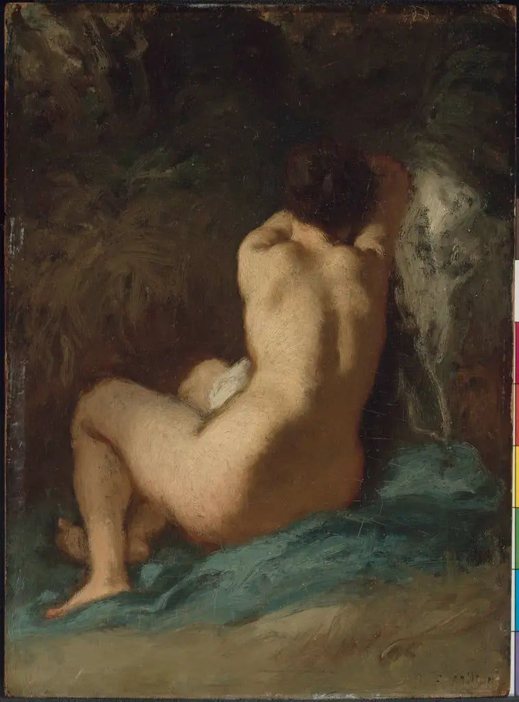 Nu sittende (Les Regrets) - Jean-François Millet