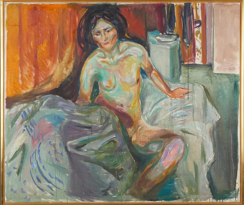 Nå sitter: morgen - Edvard Munch