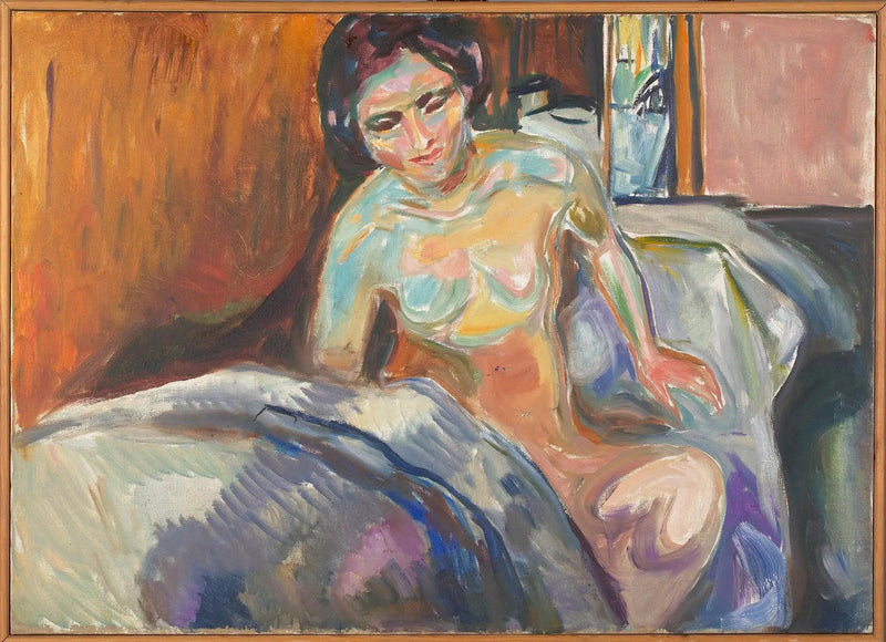 Nå sitter: morgen - Edvard Munch