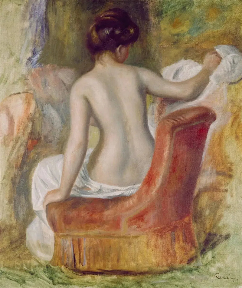 Nå i stolen - Pierre-Auguste Renoir