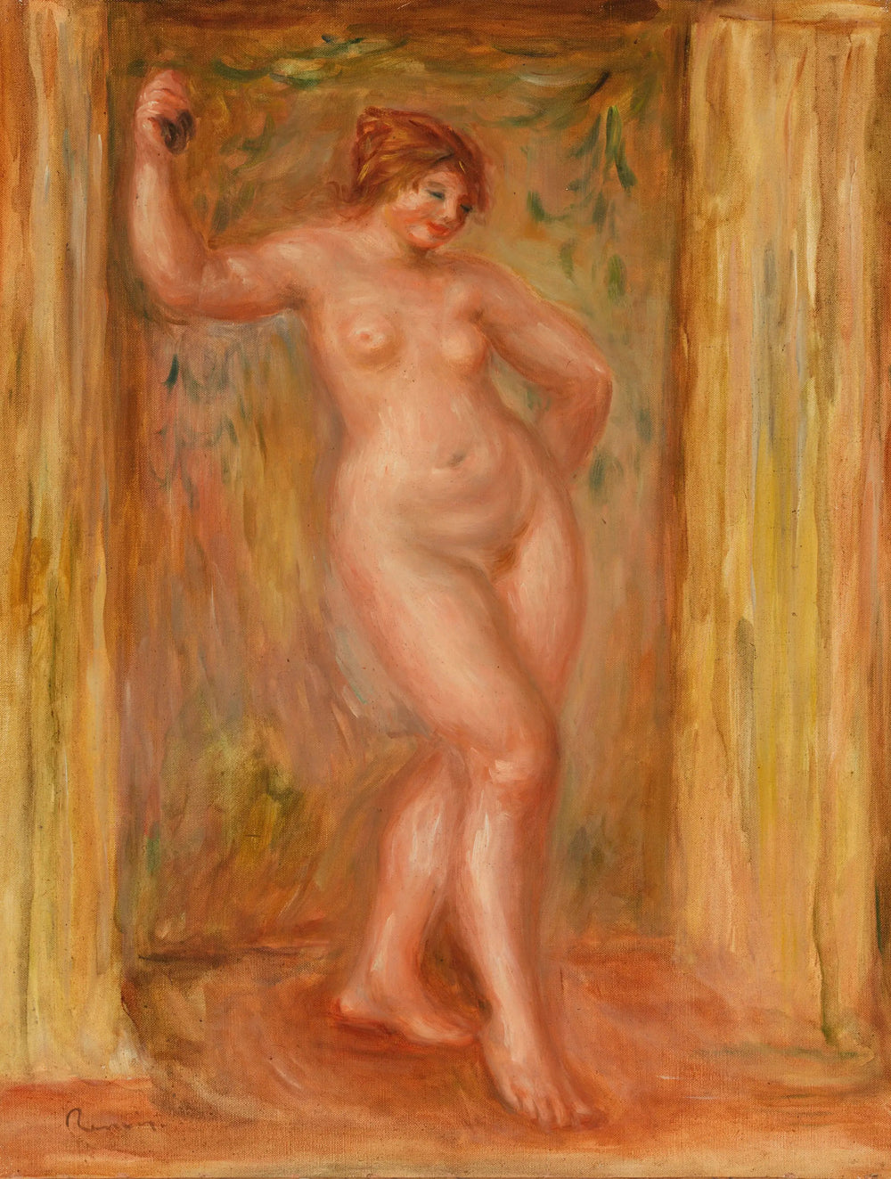 Nu aux castagnettes - Pierre-Auguste Renoir image 1 reproduction artisanale de tableau