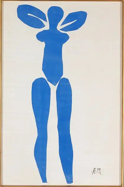 Blå naken stående - Henri Matisse
