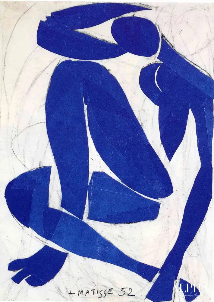 Nu bleu IV - Matisse - Reproductions de tableaux et peintures haut de gamme