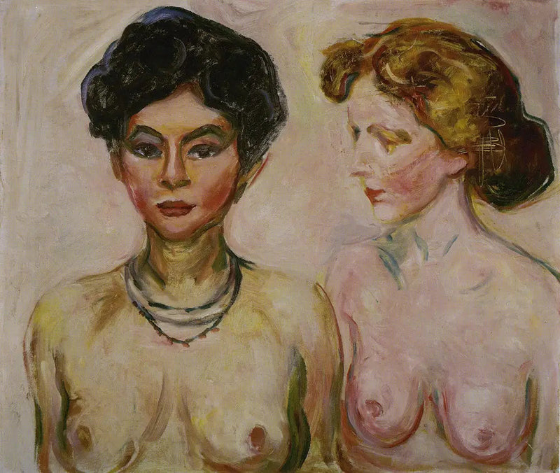Nå blond og brun - Edvard Munch