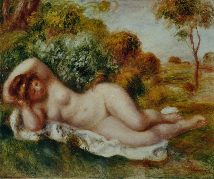 Badende kvinne - Pierre-Auguste Renoir