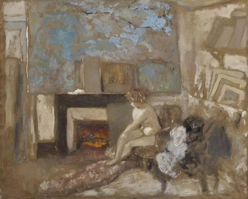 Nå i leiligheten i Truffaut-gaten - Édouard Vuillard
