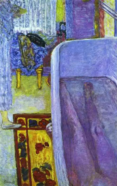 Nå i badekaret - Pierre Bonnard