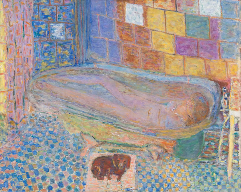 Nå i badet - Pierre Bonnard