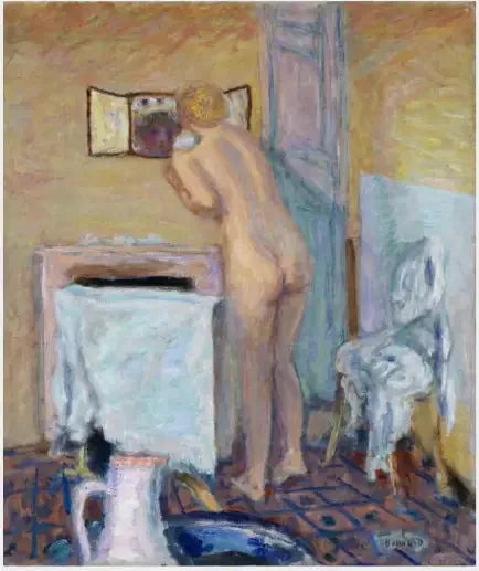 Nå foran et speil - Pierre Bonnard