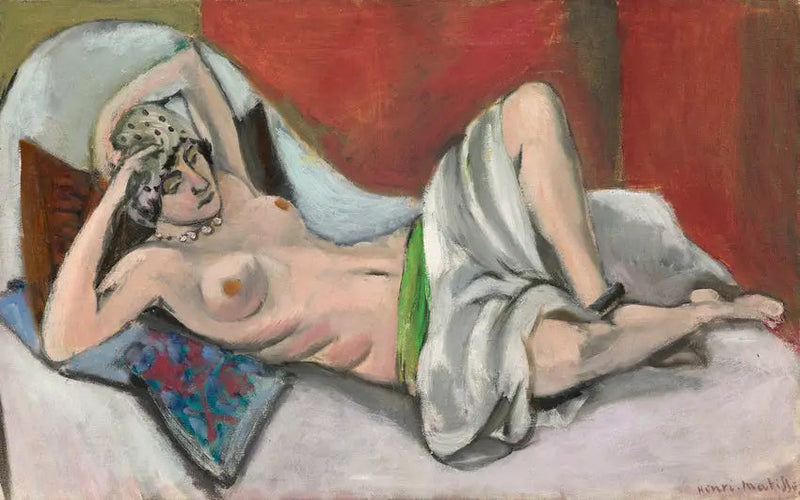 Nå drapert utstrakt - Henri Matisse