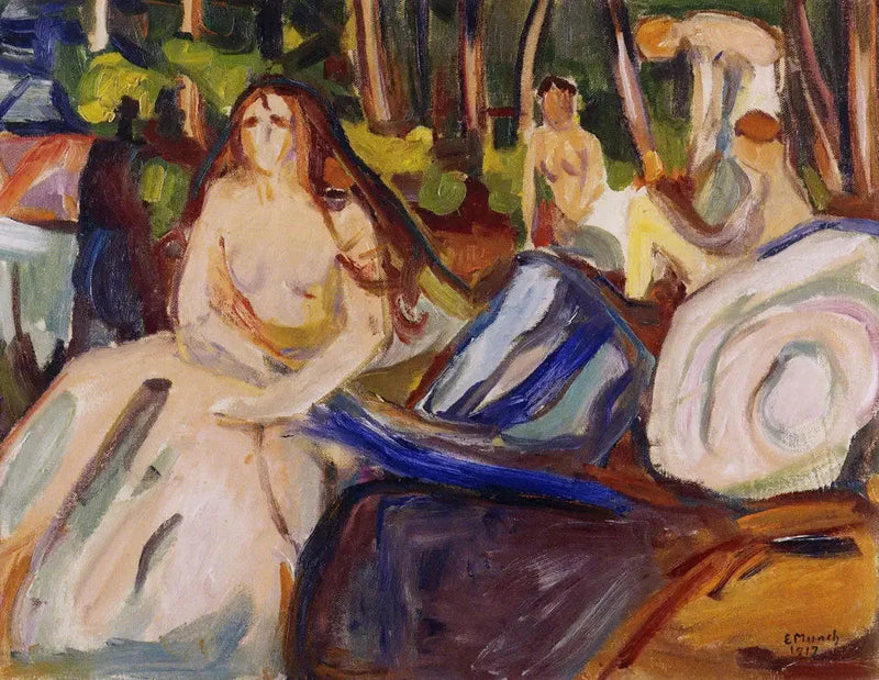 Nå i skogen - Edvard Munch