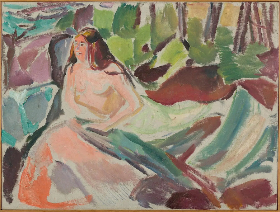 Nå i skogen - Edvard Munch