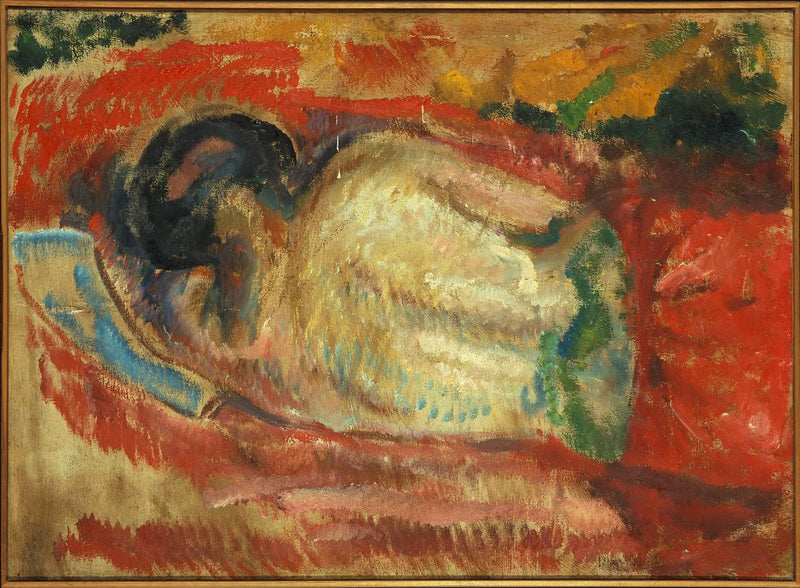 Kvinne sett bakfra - Edvard Munch