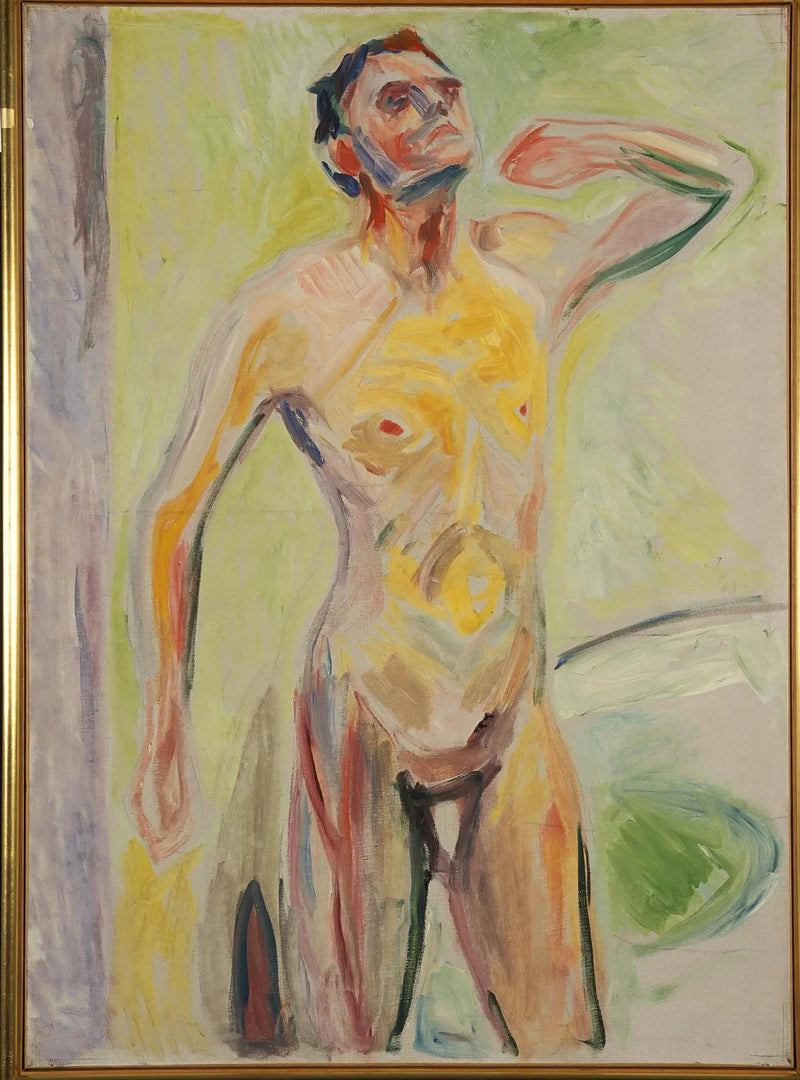 Nå mannsportrett - Edvard Munch